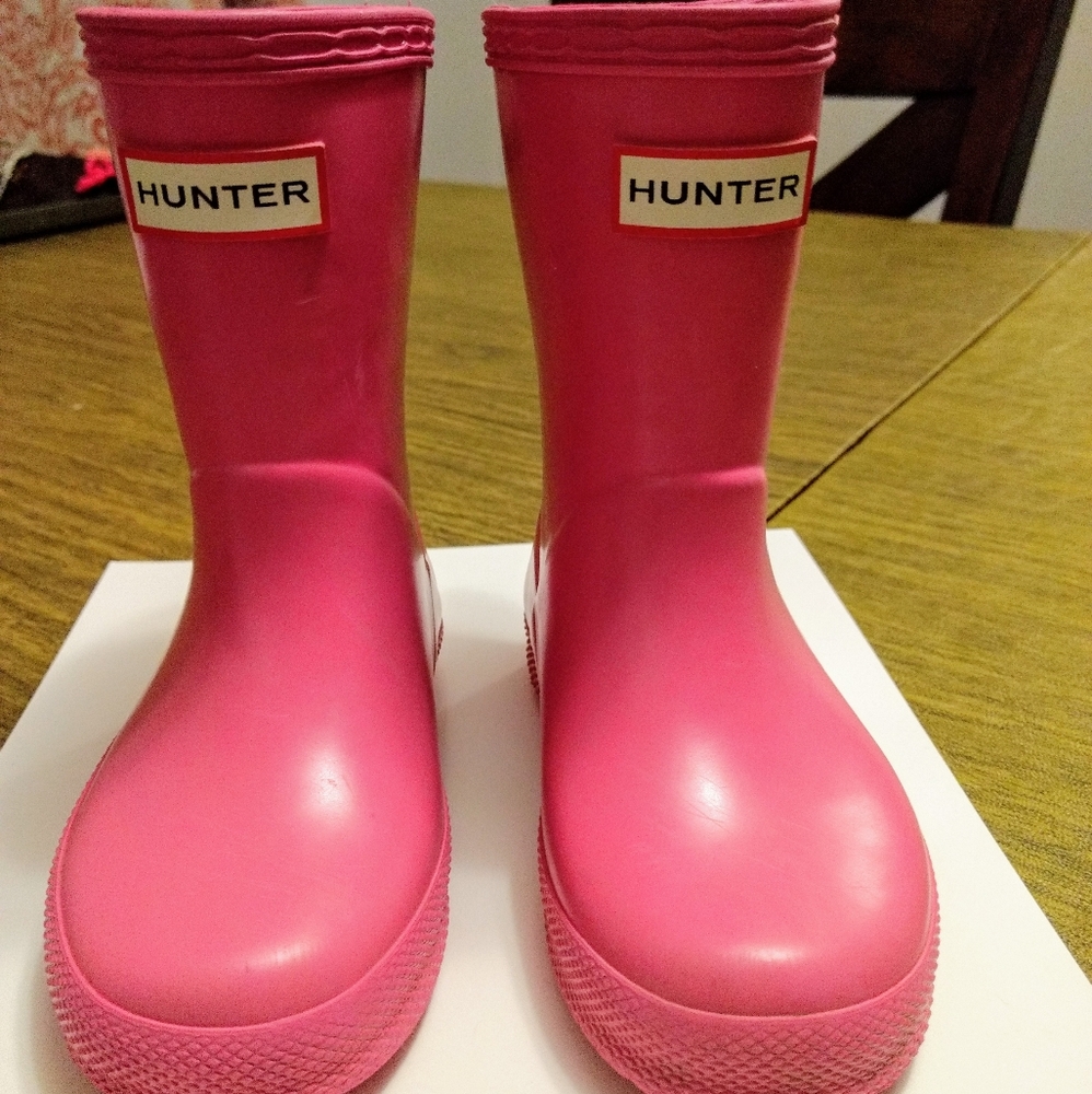 Pink Girls Hunter Boots